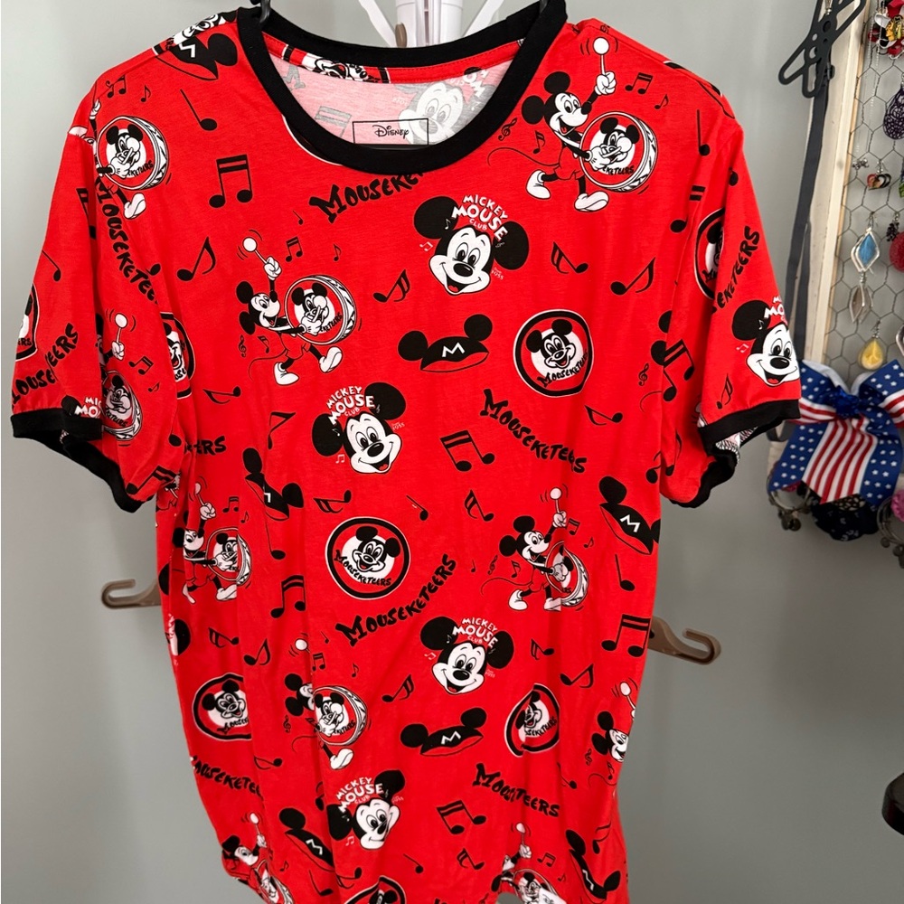 Loungefly Disney Red Mickey Mouse unisex shirt Disney 100